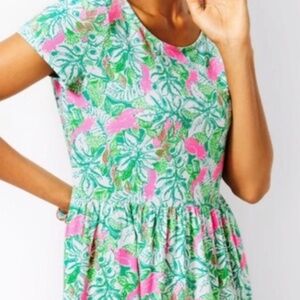 Lilly Pulitzer Geanna short sleeve swing dress Medium